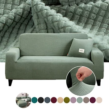 Sofabezug Solide Plissiert Polyester Überzüge